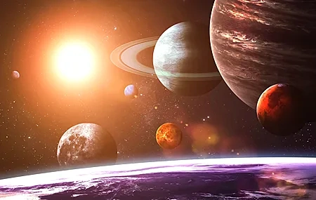 Free download Planet Space Solar System Space AI Art Universe Stars Computer Wallpaper 4K Wallpaper, Wallpaper & 7wallpaper