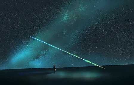 Free download Night Starry Sky Meteor Computer Wallpaper 4K Wallpaper, Wallpaper & 7wallpaper