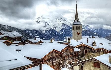 Free download Winter Snow Architecture Mountains Nature Landscape Computer Wallpaper 4K Wallpaper, Wallpaper & 7wallpaper