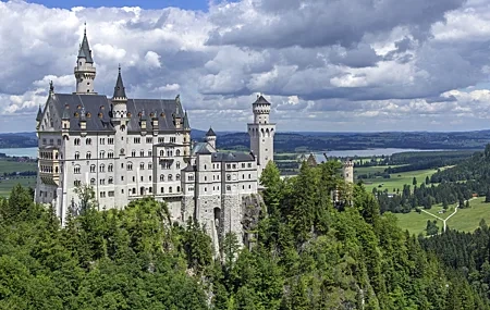 Free download Castle Neuschwanstein Architecture Nature Landscape Computer Wallpaper 4K Wallpaper, Wallpaper(s)