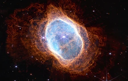 Free download space James Webb Space Telescope Southern Ring Nebula infrared nebula computer wallpaper 4K wallpaper, Wallpaper(s)