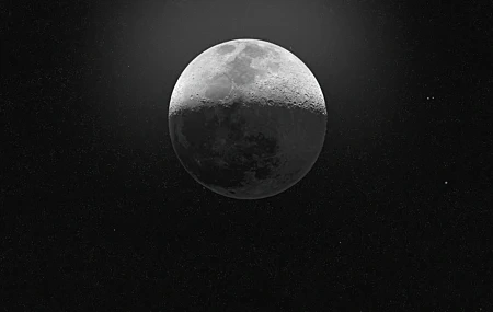 Free download space moon monochrome space art, Wallpaper & 7wallpaper