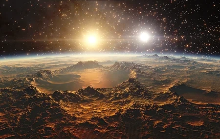 Free download space crater planet star landscape, Wallpaper & 7wallpaper