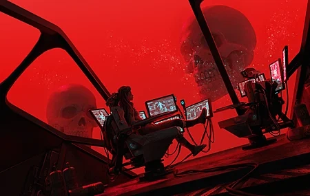 Free download science fiction apple head red, Wallpaper & 7wallpaper