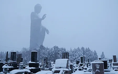 Free download Buddha Statue Tombstone Snow Computer Wallpaper 4K Wallpaper, Wallpaper(s)