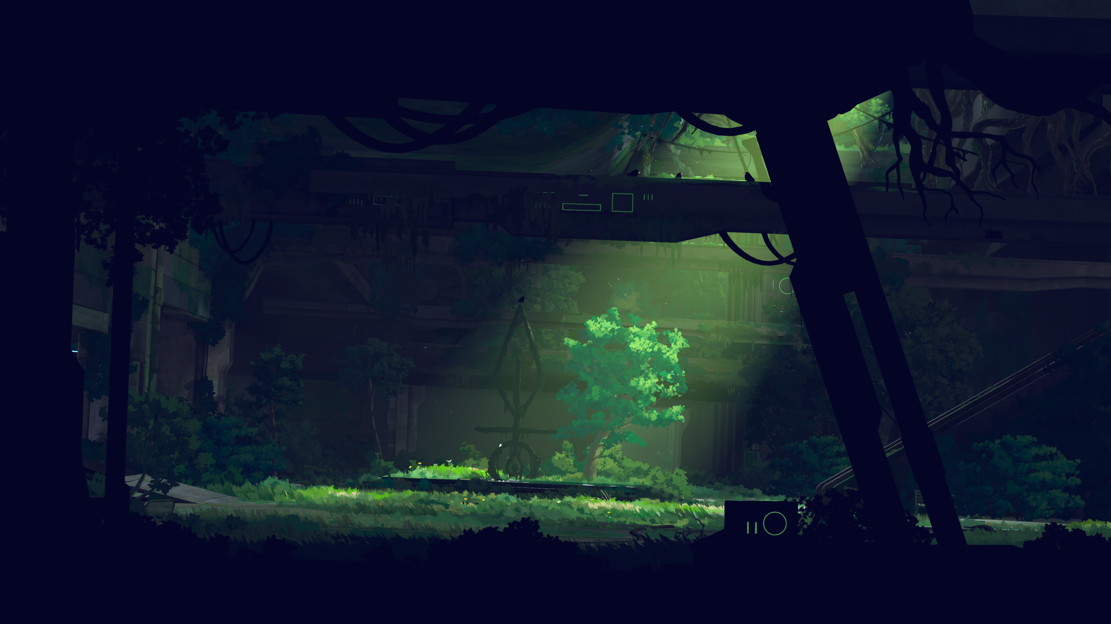 Free download Rana Planet Nature Sunshine Trees Grass Game Art Game CG 4K Wallpaper, Wallpaper(s)