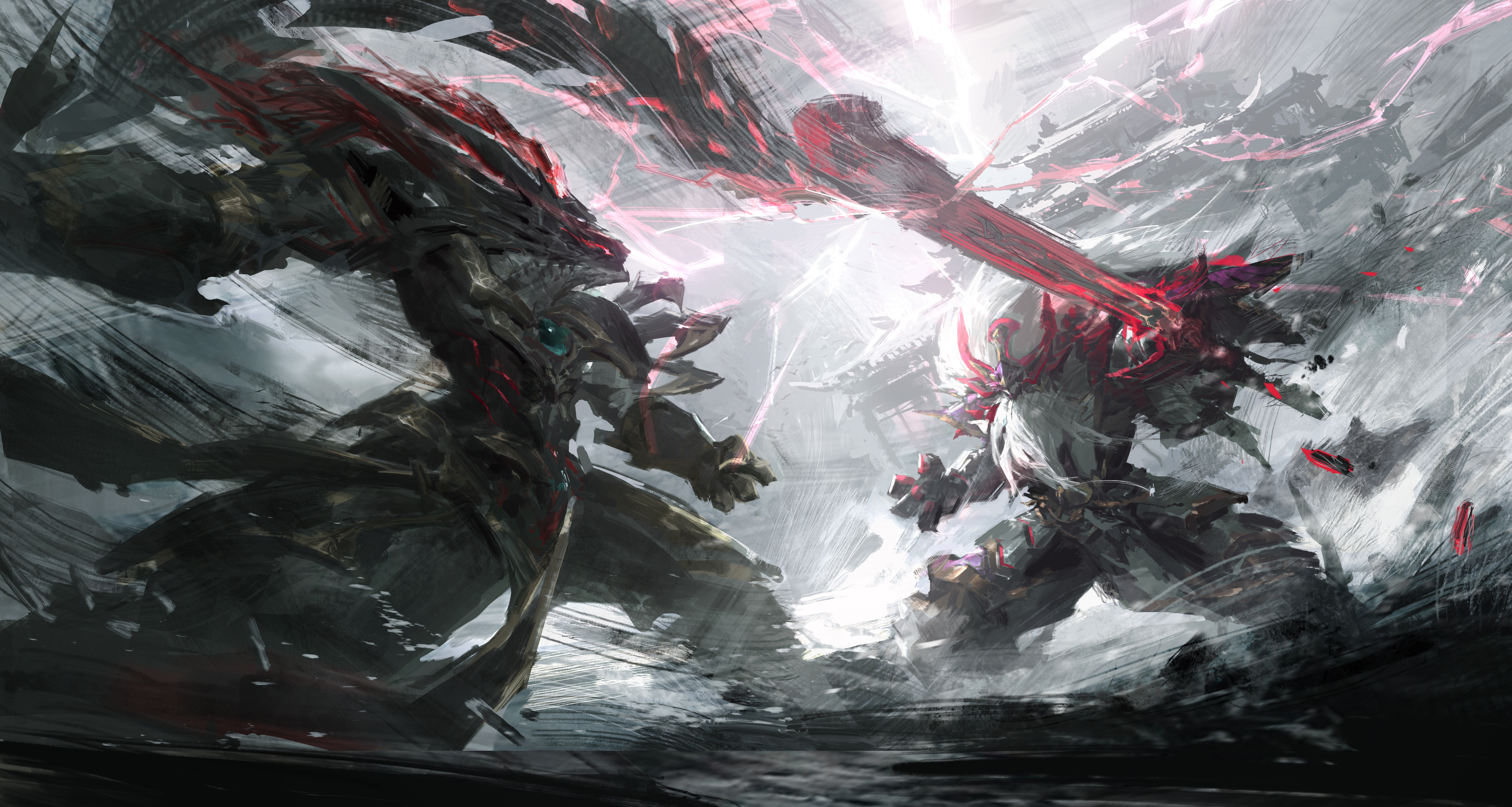 Free download Duel Monsters Game Sword Armor 4K Wallpaper, Wallpaper & 7wallpaper