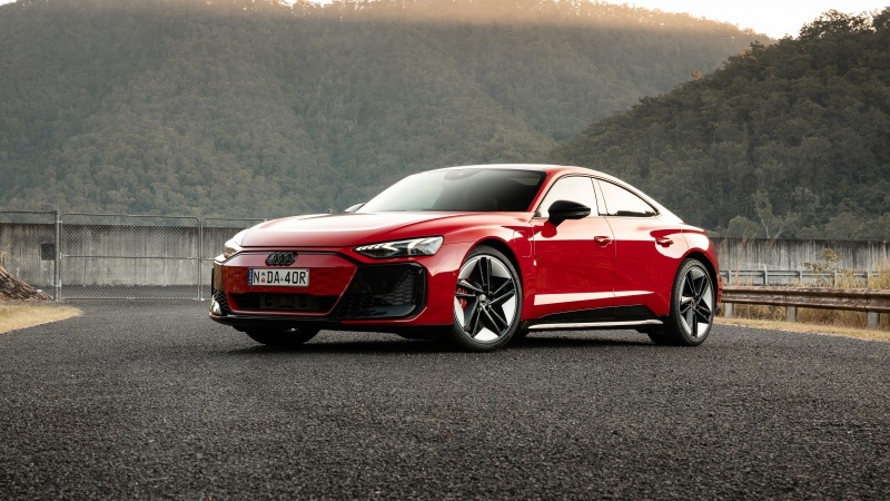 Free download Audi RS e-tron GT Sports sedan Electric cars Red cars 5K, Wallpaper(s)