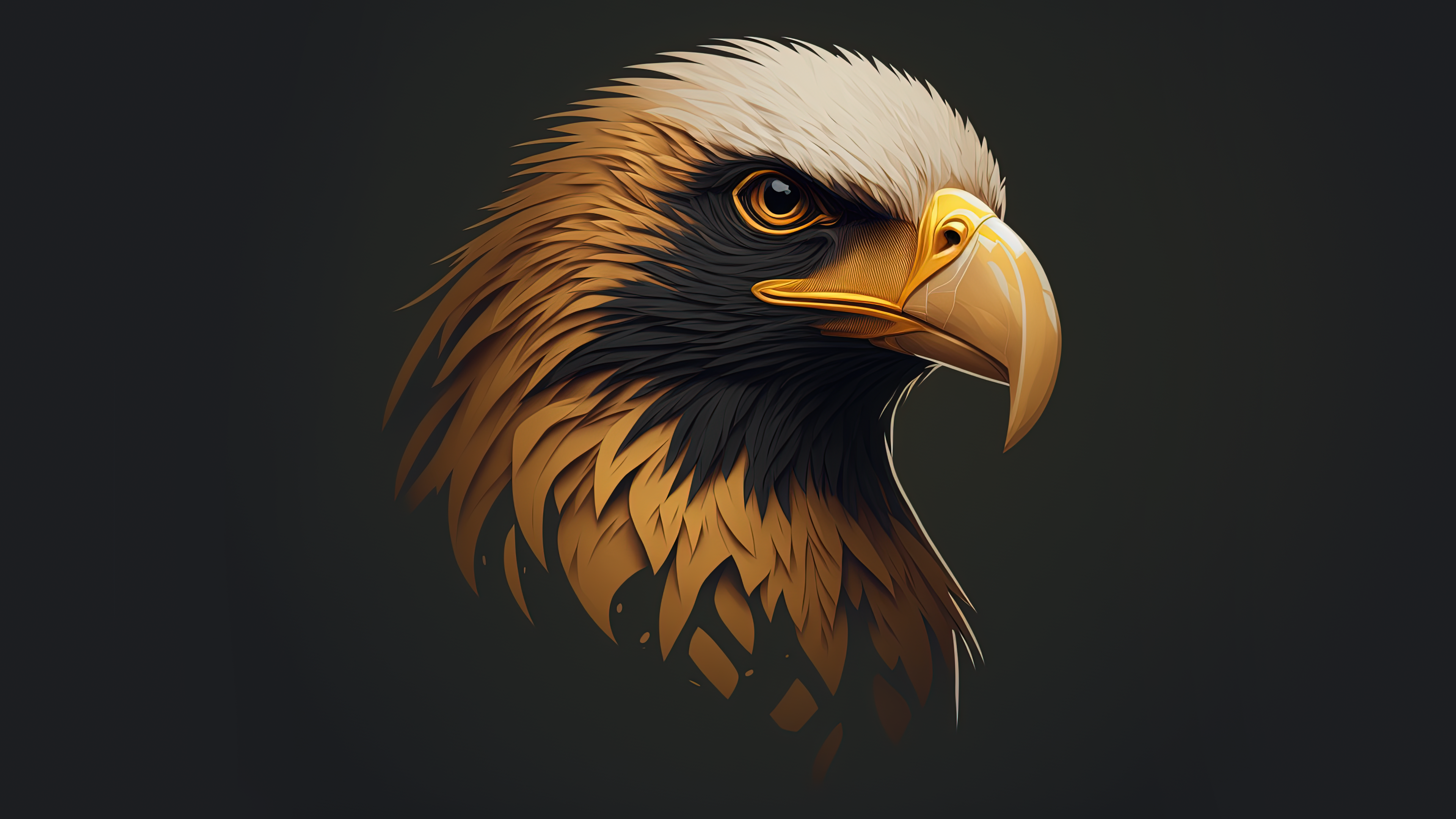 Free download eagle animal art simple background, Wallpaper(s)