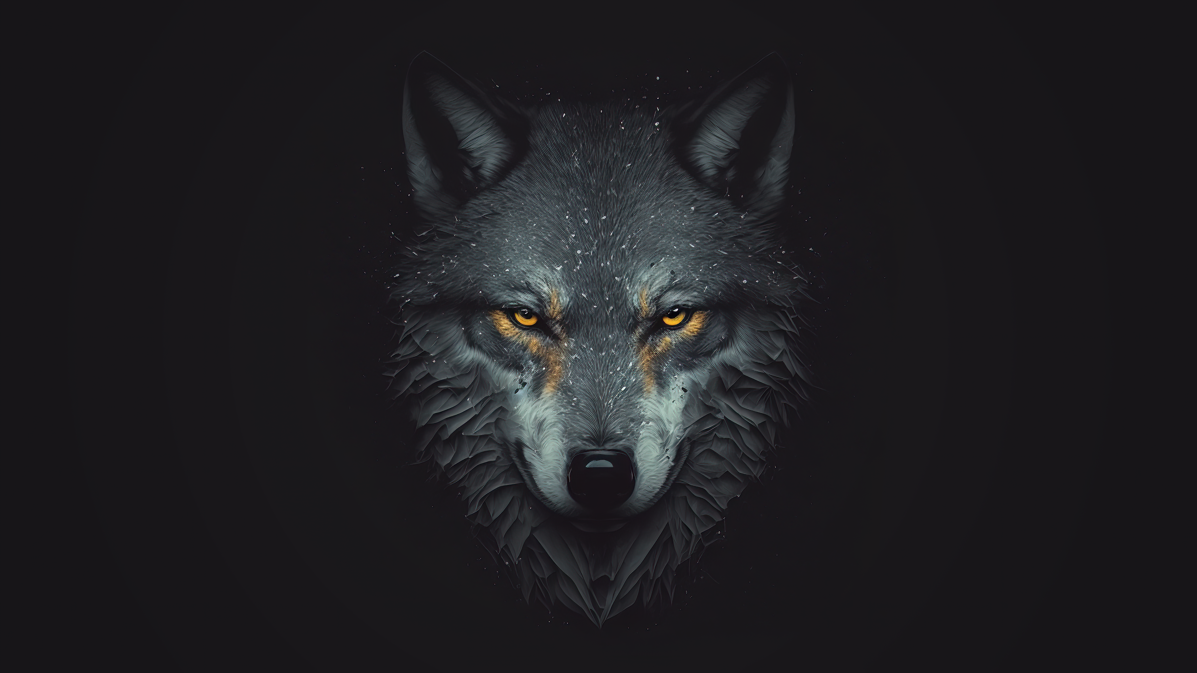 Free download art ai art simple background animal wolf, Wallpaper(s)