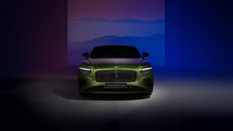 Free download Bentley Continental GT Speed Front View Green car 5K Luxury cars, Wallpaper(s)
