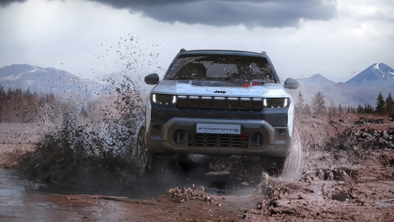 Free download Jeep Compass 4xe Overland 2025 Off-Road SUV Splash 5K Hybrid cars, Wallpaper(s)